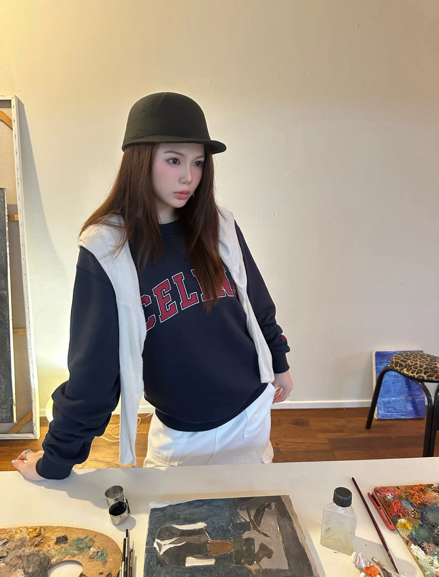 "Model upper body picture"